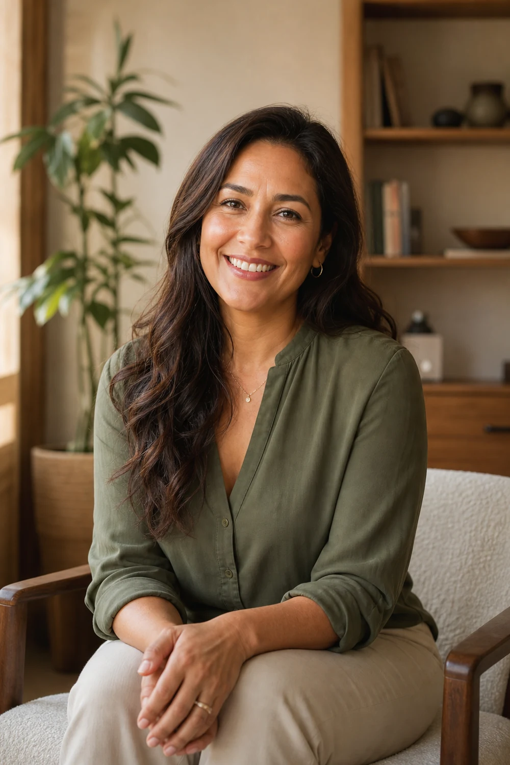 A warm, approachable mindset coach